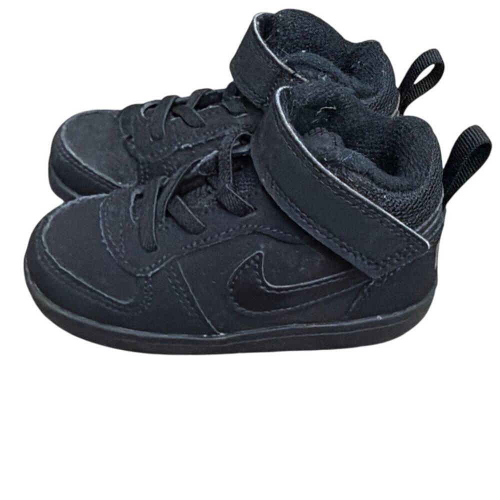 Nike Court Borough Mid 2 toddler sneakers black Size 7